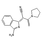 (2Z)-2-(3-amino-1H-isoindol-1-ylidene)-3-oxo-3-pyrrolidin-1-ylpropanenitrile