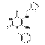 6-Amino-1-benzyl-5-[(furan-2-ylmethyl)-amino]-1H-pyrimidine-2,4-dione