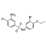 3-Amino-N-(3-bromo-4-ethoxy-phenyl)-4-chloro-benzenesulfonamide