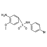 3-Amino-N-(4-bromo-phenyl)-4-methoxy-benzenesulfonamide