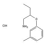 1-[(1-aminobutan-2-yl)oxy]-3-methylbenzene hydrochloride