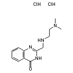 2-({[2-(dimethylamino)ethyl]amino}methyl)quinazolin-4(3H)-one dihydrochloride