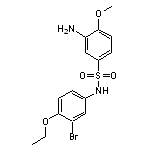 3-Amino-N-(3-bromo-4-ethoxy-phenyl)-4-methoxy-benzenesulfonamide