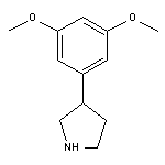 3-(3,5-dimethoxyphenyl)pyrrolidine