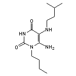 6-Amino-1-butyl-5-(3-methyl-butylamino)-1H-pyrimidine-2,4-dione