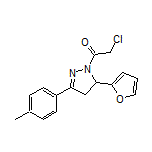 2-Chloro-1-[5-(2-furyl)-3-(p-tolyl)-4,5-dihydro-1-pyrazolyl]ethanone