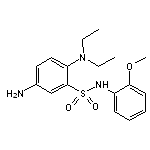 5-Amino-2-diethylamino-N-(2-methoxy-phenyl)-benzenesulfonamide