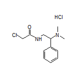 2-chloro-N-[2-(dimethylamino)-2-phenylethyl]acetamide hydrochloride