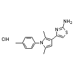 4-[2,5-dimethyl-1-(4-methylphenyl)-1H-pyrrol-3-yl]-1,3-thiazol-2-amine hydrochloride