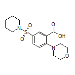 2-Morpholino-5-(1-piperidylsulfonyl)benzoic Acid