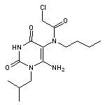 N-(6-Amino-1-isobutyl-2,4-dioxo-1,2,3,4-tetrahydro-pyrimidin-5-yl)-N-butyl-2-chloro-acetamide