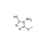 4-amino-5-(methylthio)-4H-1,2,4-triazole-3-thiol