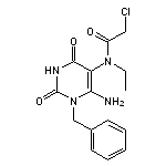 N-(6-Amino-1-benzyl-2,4-dioxo-1,2,3,4-tetrahydro-pyrimidin-5-yl)-2-chloro-N-ethyl-acetamide