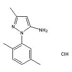 1-(2,5-dimethylphenyl)-3-methyl-1H-pyrazol-5-amine hydrochloride