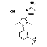 4-{2,5-dimethyl-1-[3-(trifluoromethyl)phenyl]-1H-pyrrol-3-yl}-1,3-thiazol-2-amine hydrochloride