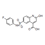 6-[N-(4-Fluorophenyl)sulfamoyl]-2-hydroxyquinoline-4-carboxylic Acid