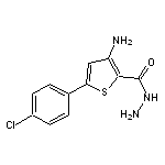 3-amino-5-(4-chlorophenyl)thiophene-2-carbohydrazide