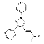 3-(1-Phenyl-3-pyridin-3-yl-1H-pyrazol-4-yl)-acrylic acid