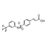 (E)-3-[4-[N-[3-(Trifluoromethyl)phenyl]sulfamoyl]phenyl]acrylic Acid