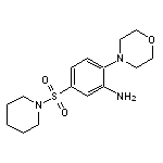 2-morpholin-4-yl-5-(piperidin-1-ylsulfonyl)aniline