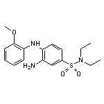 3-Amino-N,N-diethyl-4-(2-methoxy-phenylamino)-benzenesulfonamide