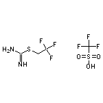 [(2,2,2-trifluoroethyl)sulfanyl]methanimidamide, trifluoromethanesulfonic acid