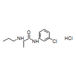 N-(3-chlorophenyl)-2-(propylamino)propanamide hydrochloride