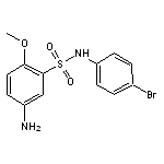 5-Amino-N-(4-bromo-phenyl)-2-methoxy-benzenesulfonamide