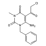 6-Amino-1-benzyl-5-(2-chloro-acetyl)-3-methyl-1H-pyrimidine-2,4-dione