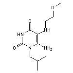 6-Amino-1-isobutyl-5-(2-methoxy-ethylamino)-1H-pyrimidine-2,4-dione