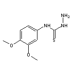 N-(3,4-dimethoxyphenyl)hydrazinecarbothioamide