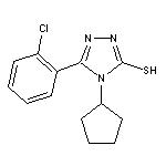 5-(2-Chloro-phenyl)-4-cyclopentyl-4H-[1,2,4]triazole-3-thiol