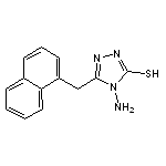 4-Amino-5-naphthalen-1-ylmethyl-4H-[1,2,4]triazole-3-thiol