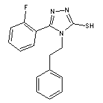 5-(2-Fluoro-phenyl)-4-phenethyl-4H-[1,2,4]triazole-3-thiol