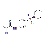 2-Chloro-N-[4-(1-piperidylsulfonyl)phenyl]propanamide