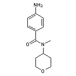 4-amino-N-methyl-N-(oxan-4-yl)benzamide