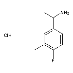 1-(4-fluoro-3-methylphenyl)ethan-1-amine hydrochloride