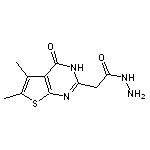 (5,6-Dimethyl-4-oxo-3,4-dihydro-thieno[2,3-d]pyrimidin-2-yl)-acetic acid hydrazide