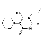 6-amino-5-piperidin-1-yl-1-propylpyrimidine-2,4(1H,3H)-dione