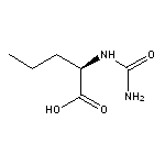 (2R)-2-(carbamoylamino)pentanoic acid