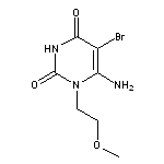 6-Amino-5-bromo-1-(2-methoxy-ethyl)-1H-pyrimidine-2,4-dione