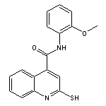 2-mercapto-N-(2-methoxyphenyl)quinoline-4-carboxamide