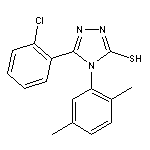 5-(2-Chloro-phenyl)-4-(2,5-dimethyl-phenyl)-4H-[1,2,4]triazole-3-thiol