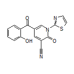 5-(2-Hydroxybenzoyl)-2-oxo-1-(2-thiazolyl)-1,2-dihydropyridine-3-carbonitrile