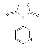 3-pyridin-3-yl-2-thioxo-1,3-thiazolidin-4-one