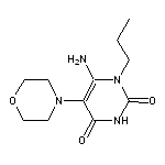 6-amino-5-morpholin-4-yl-1-propylpyrimidine-2,4(1H,3H)-dione