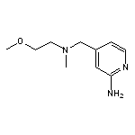 4-{[(2-methoxyethyl)(methyl)amino]methyl}pyridin-2-amine