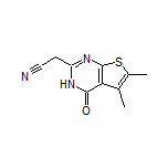 5,6-Dimethyl-4-oxo-3,4-dihydrothieno[2,3-d]pyrimidine-2-acetonitrile