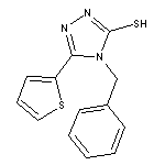 4-Benzyl-5-thiophen-2-yl-4H-[1,2,4]triazole-3-thiol