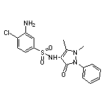 3-Amino-4-chloro-N-(1,5-dimethyl-3-oxo-2-phenyl-2,3-dihydro-1H-pyrazol-4-yl)-benzenesulfonamide